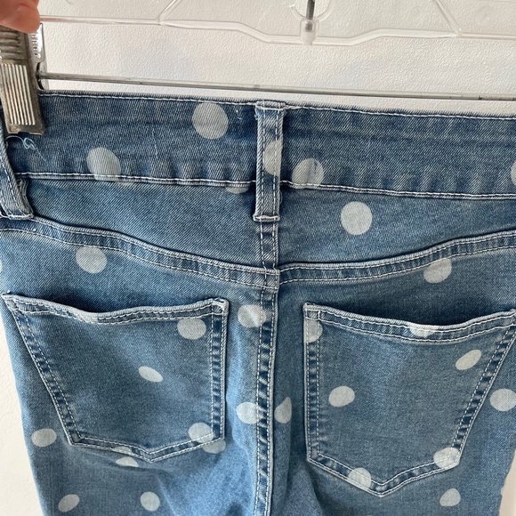 Skinny Polka Dot High Waist Cotton On Jeans Size 2 - Picture 7 of 7